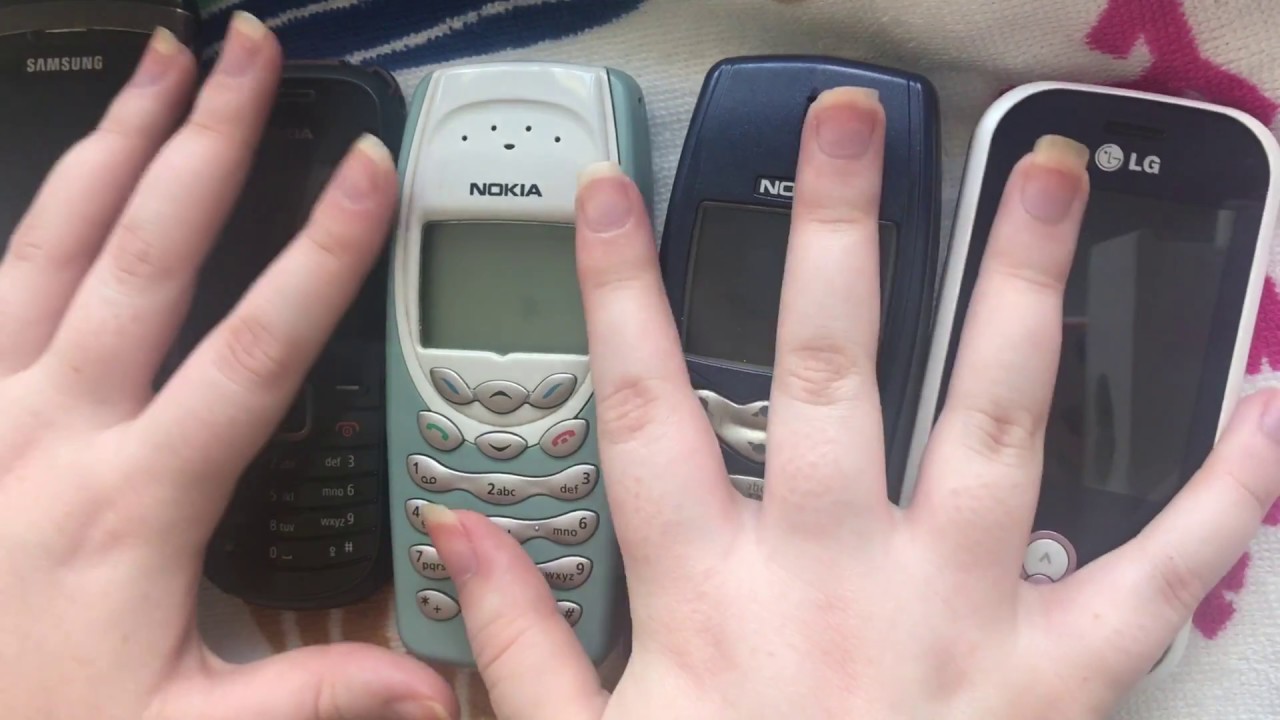 ASMR 90s/2000s OLD NOKIA PHONES TINGLY TAPPING SOUNDS!!