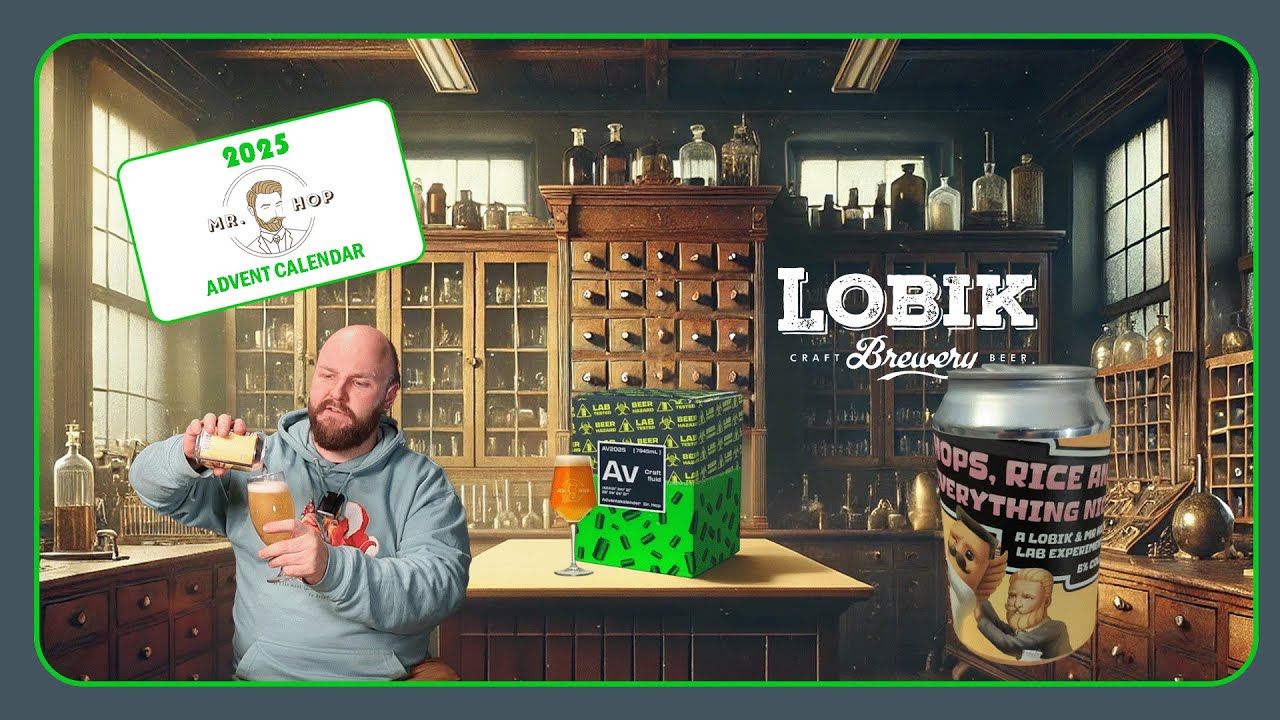Cold IPA?! - Mr. Hop's Advent Calendar 2025 - Hops, Rice & Everything Nice (Lobik) - Brew Review 470