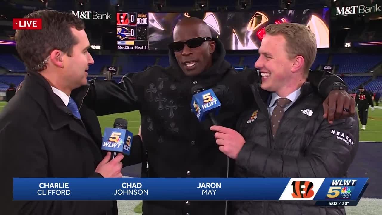 Chad 'Ochocinco' Johnson joins WLWT to talk Bengals-Ravens