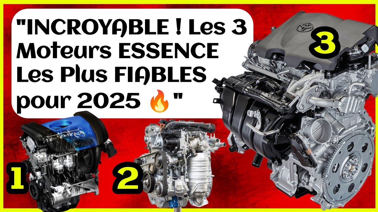 Les 3 Moteurs &agrave; Essence les PLUS FIABLES au Monde pour 2025