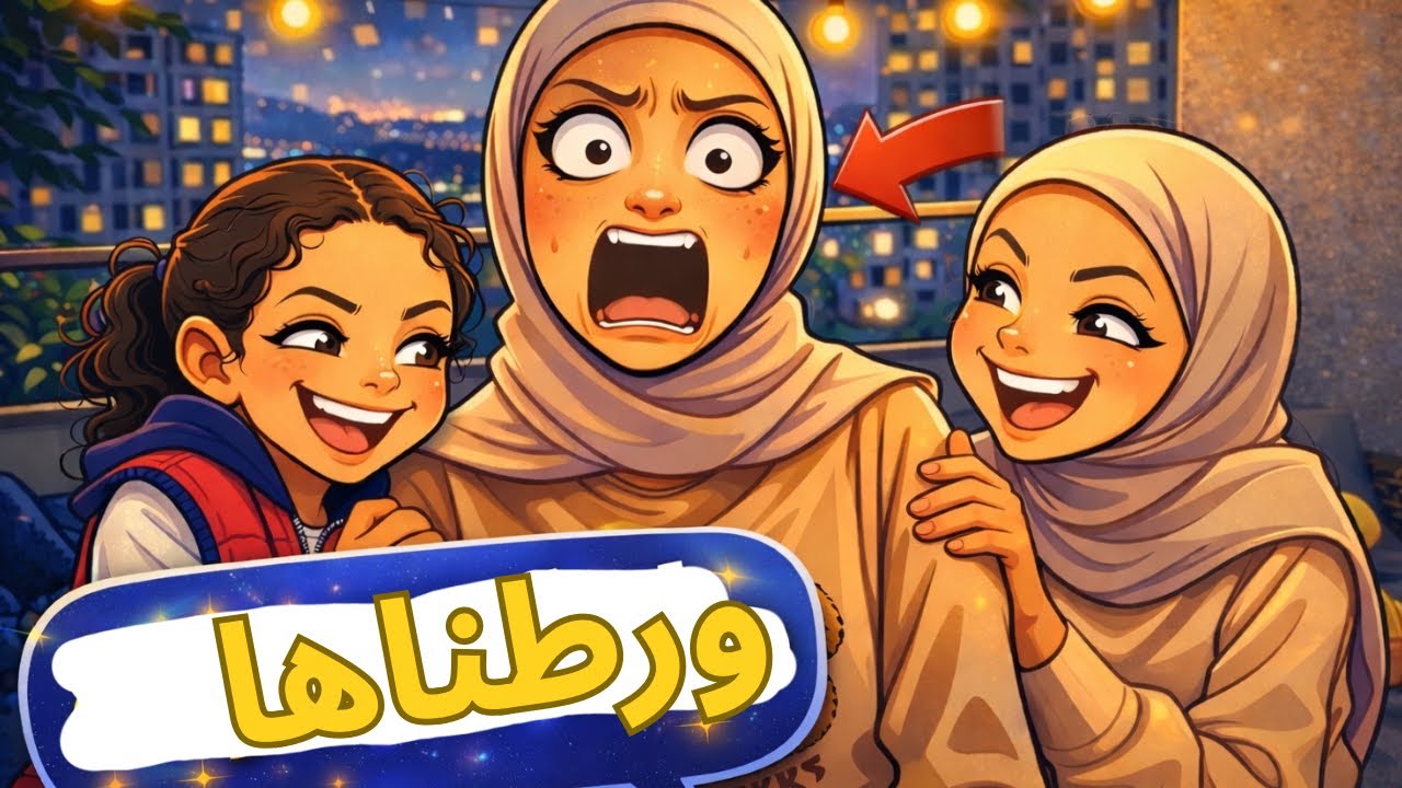 شوفوا شو عملنا بماما😱تحدي يوم كامل بالبرندة🤣