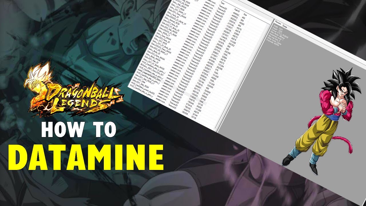How to DATAMINE Dragon Ball Legends ? (UPDATED 2024)