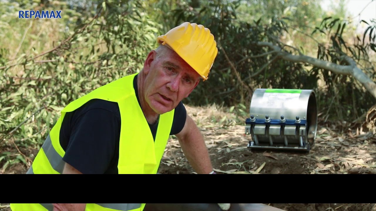 REPAMAX, Manchon de réparation et de couplage de canalisation d'eau. Made In by KRAUSZ Industries