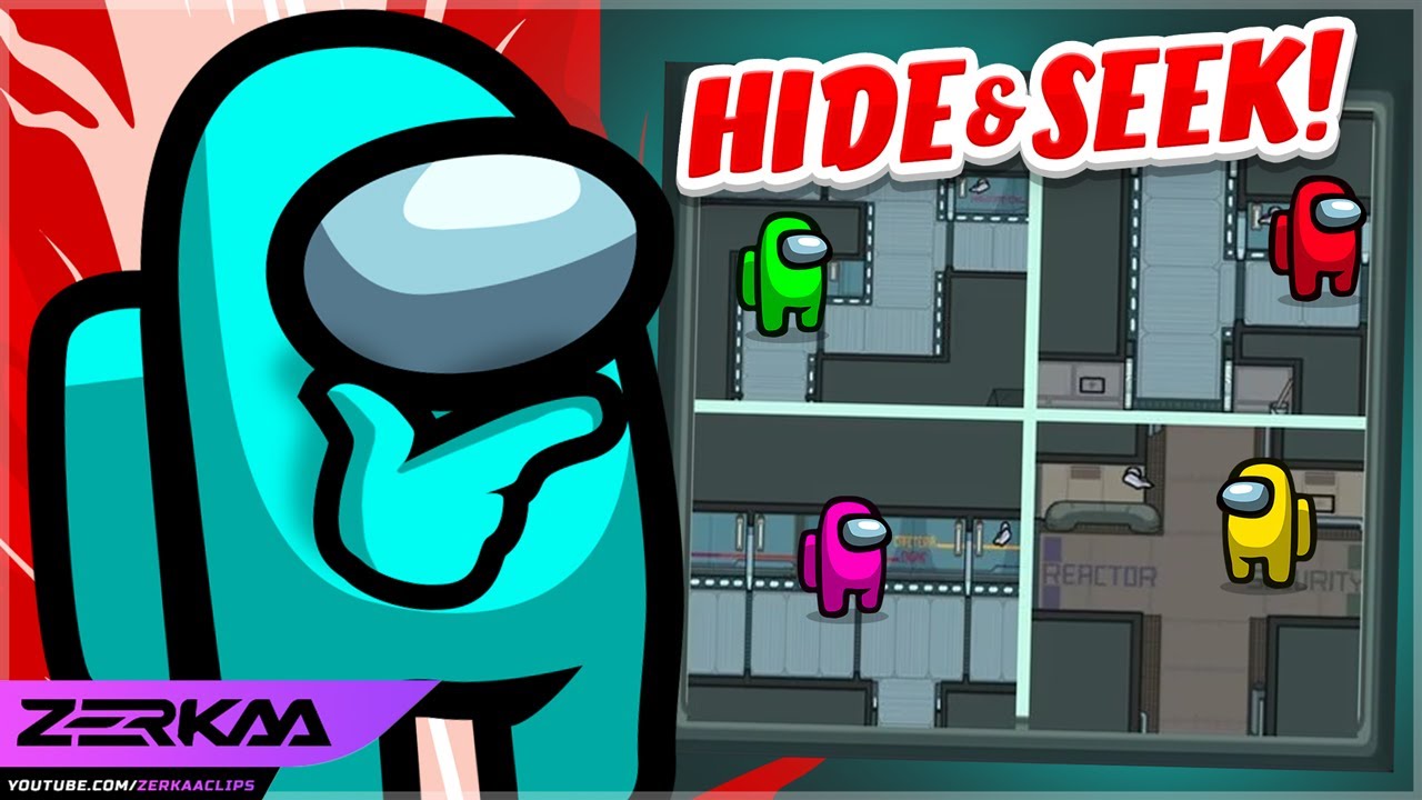PLAYING HIDE AND SEEK IN AMONG US! (Among Us)