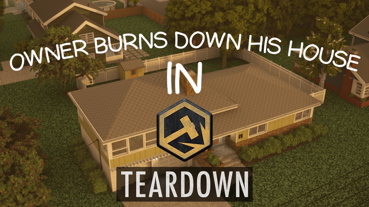 Chaotic House Destruction Ends In FIRE | Teardown 🏠