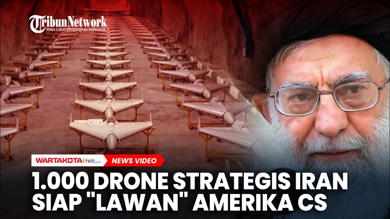 1.000 Drone Strategis Baru Iran Siap 