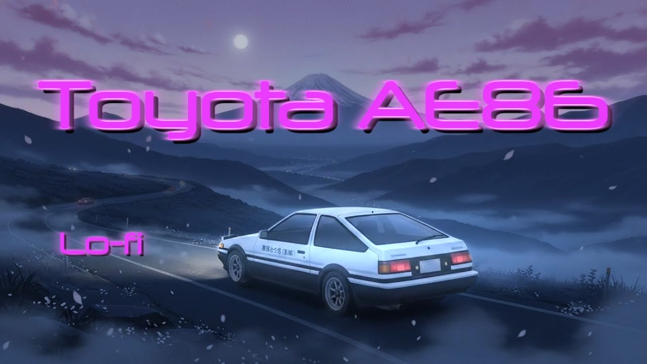 Toyota AE86 – Lantern Trail | Lofi Synthwave Music | 80s Retrowave Study Beats
