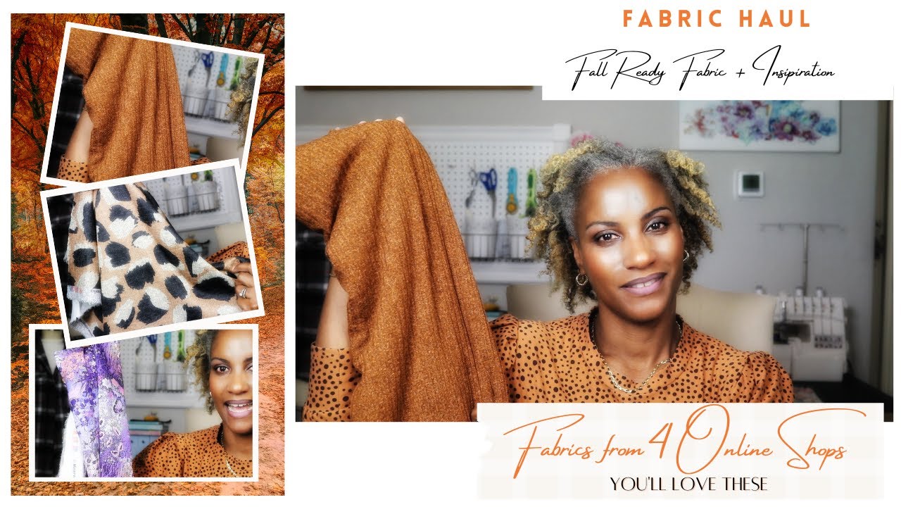 New Fall 2022 Fabric Haul featuring Minerva Mood Joann Style Maker Fabrics