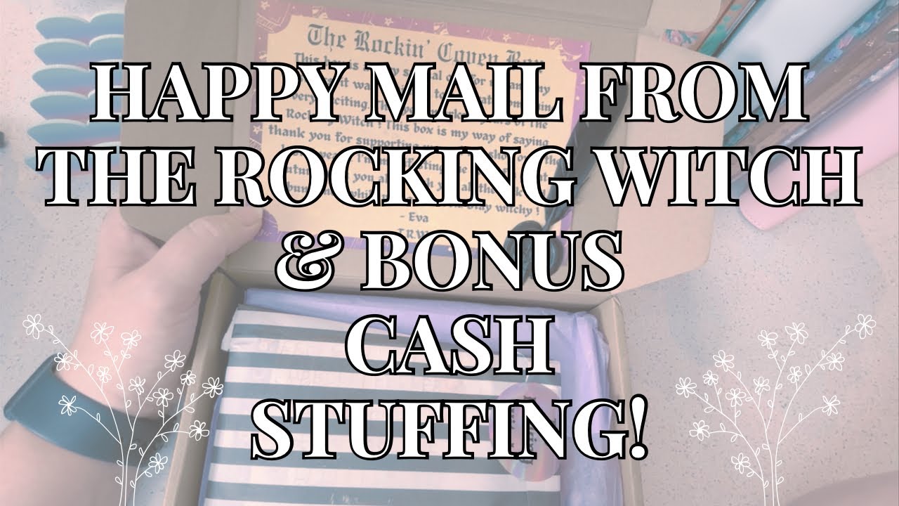 Bonus Cash Stuffing Interest & Opening Stunning Happy Mail from @therockingwitch | UK Cash Stuffing