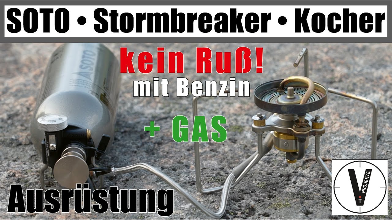 Soto Stormbreaker Anleitung • Benzinkocher Gaskocher Multifuelkocher Outdoor-Kocher • Langzeittest