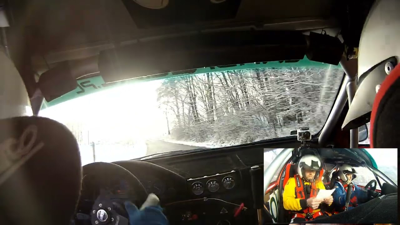 PROFIAUTO 46 Rajd Cieszyńska Barbórka 2022 - W. Janecki / P. Krzystanek - BMW E36 COMPACT - OS4