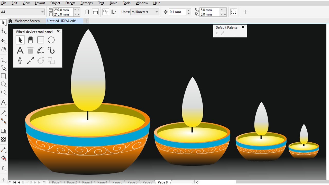 Diwali  diya 2023 ll 190 ll prakash christ tutorial