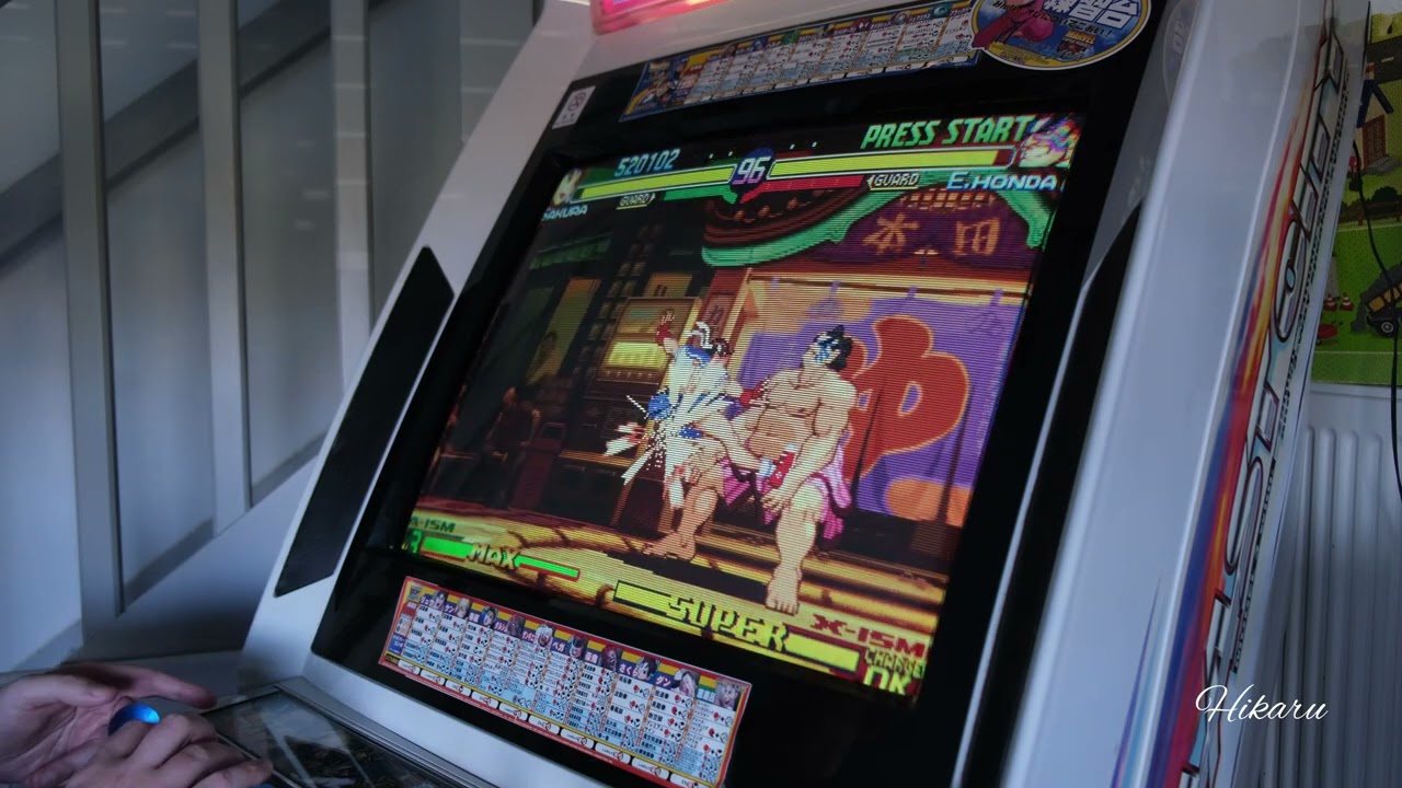 Petite partie sur street fighter alpha 3 pour dépoussiérer la sega blast city