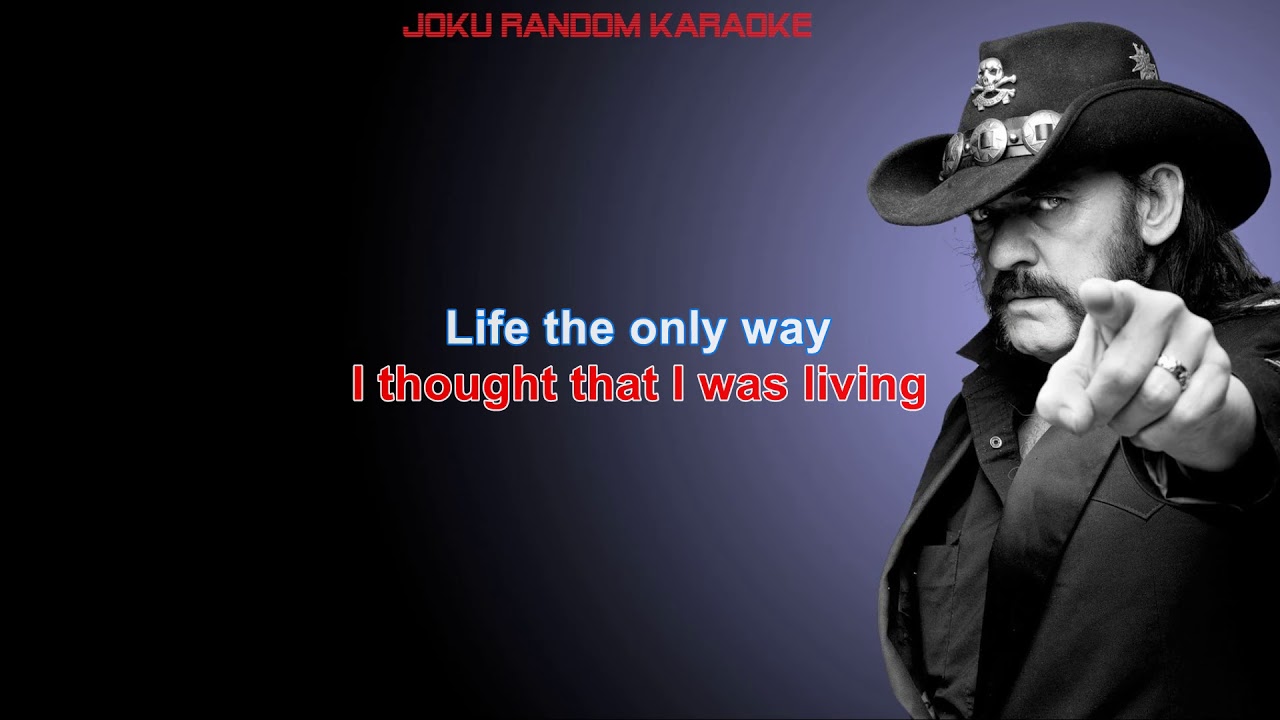 Motörhead - I Ain't No Nice Guy [Karaoke]