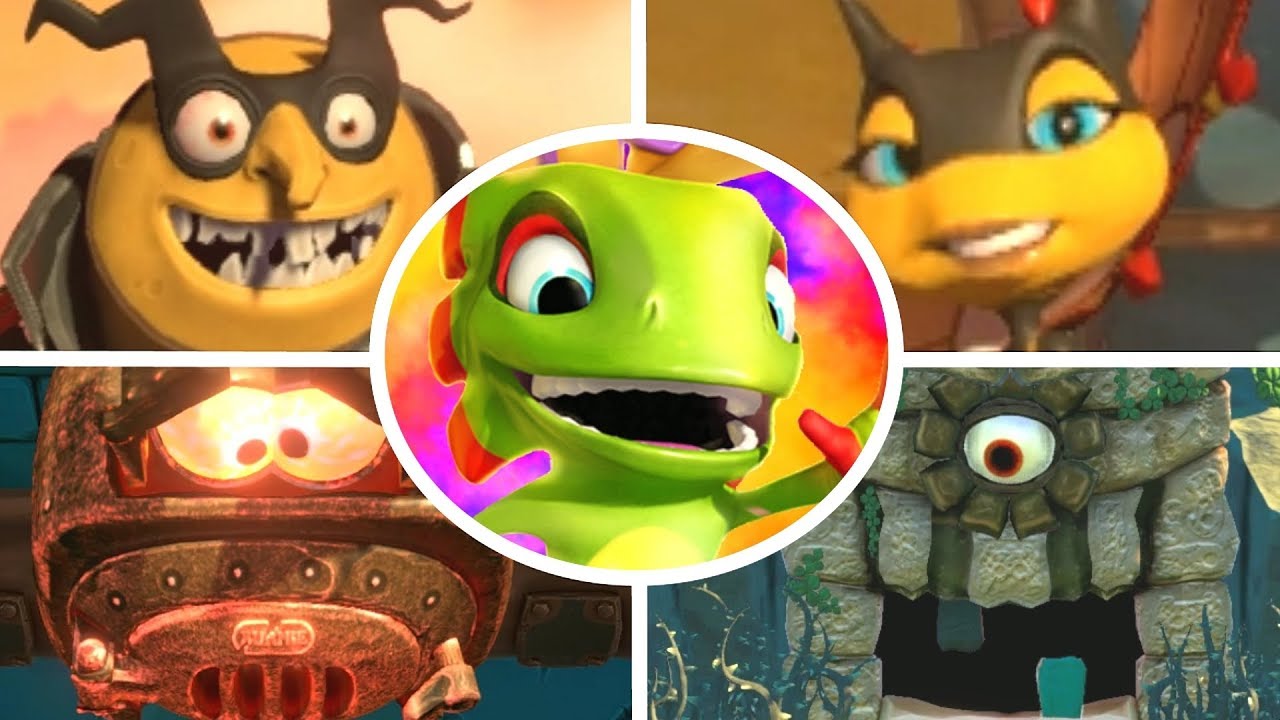Yooka-Laylee and the Impossible Lair - All Bosses & Ending