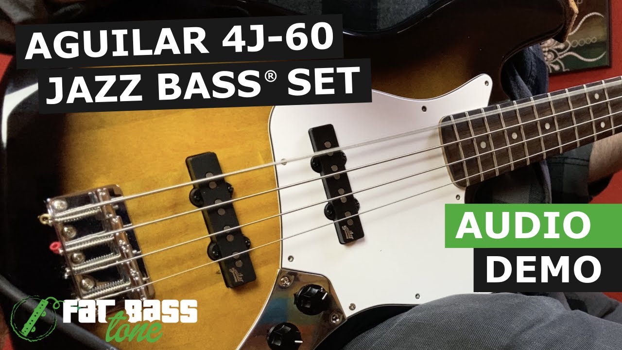 Aguilar 4J-60 Jazz Bass® Pickup Set Demo