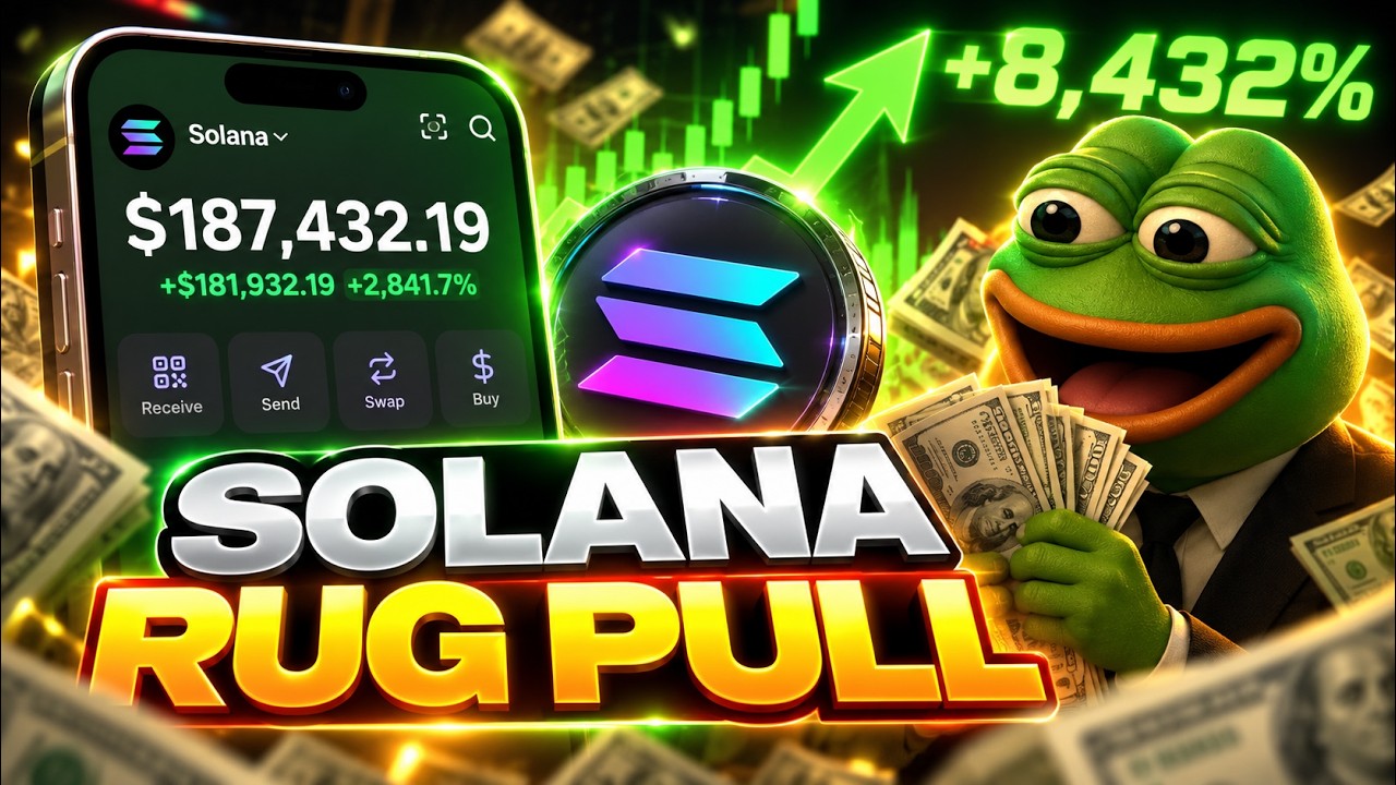 Solana Rug Pull Tutorial 2026 | How Meme Coins Make $100K