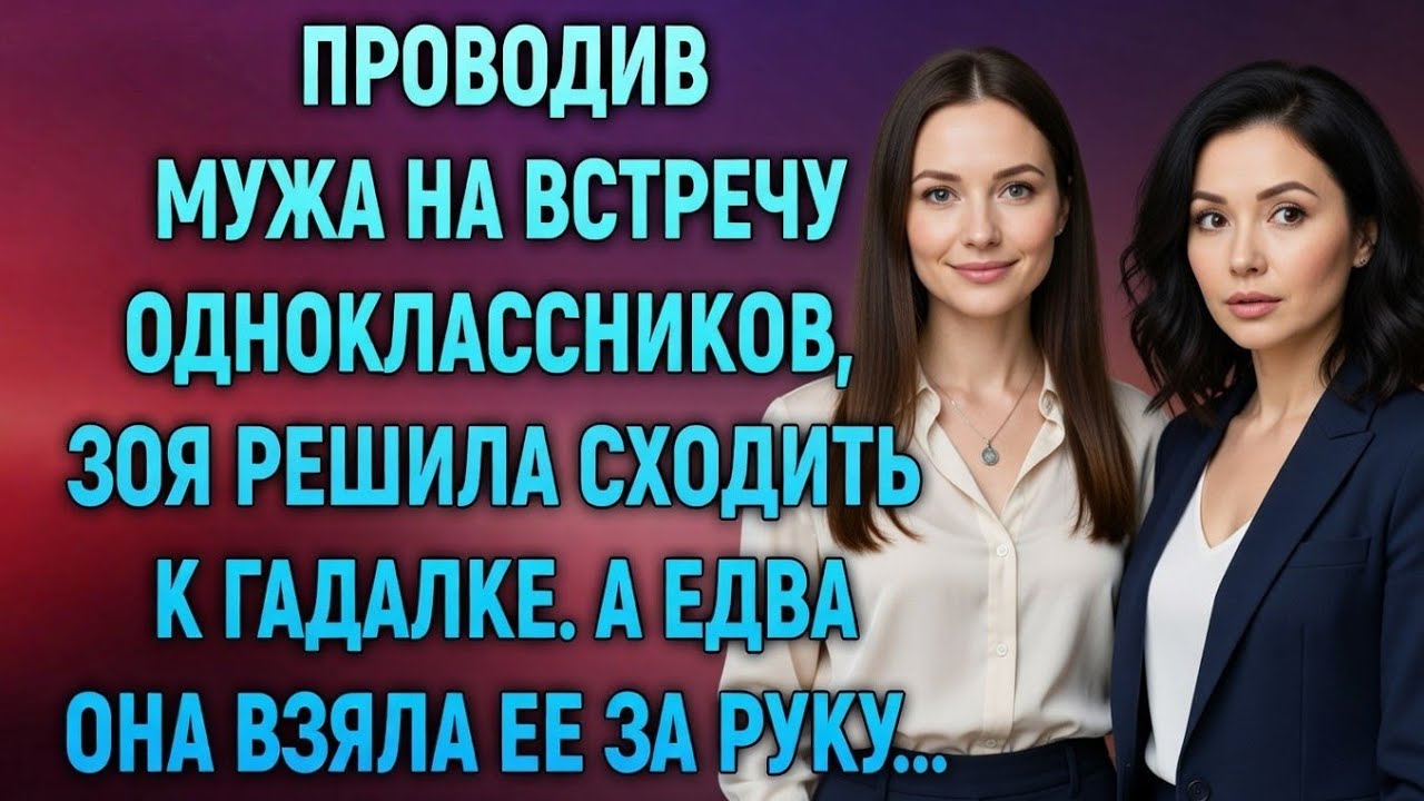 Проводив мужа на встречу одноклассников, Зоя пошла к гадалке… А едва услышала — похолодела