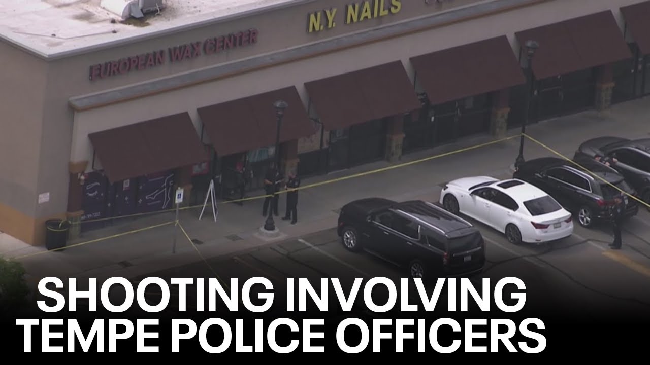 SkyFOX over Tempe Police shooting