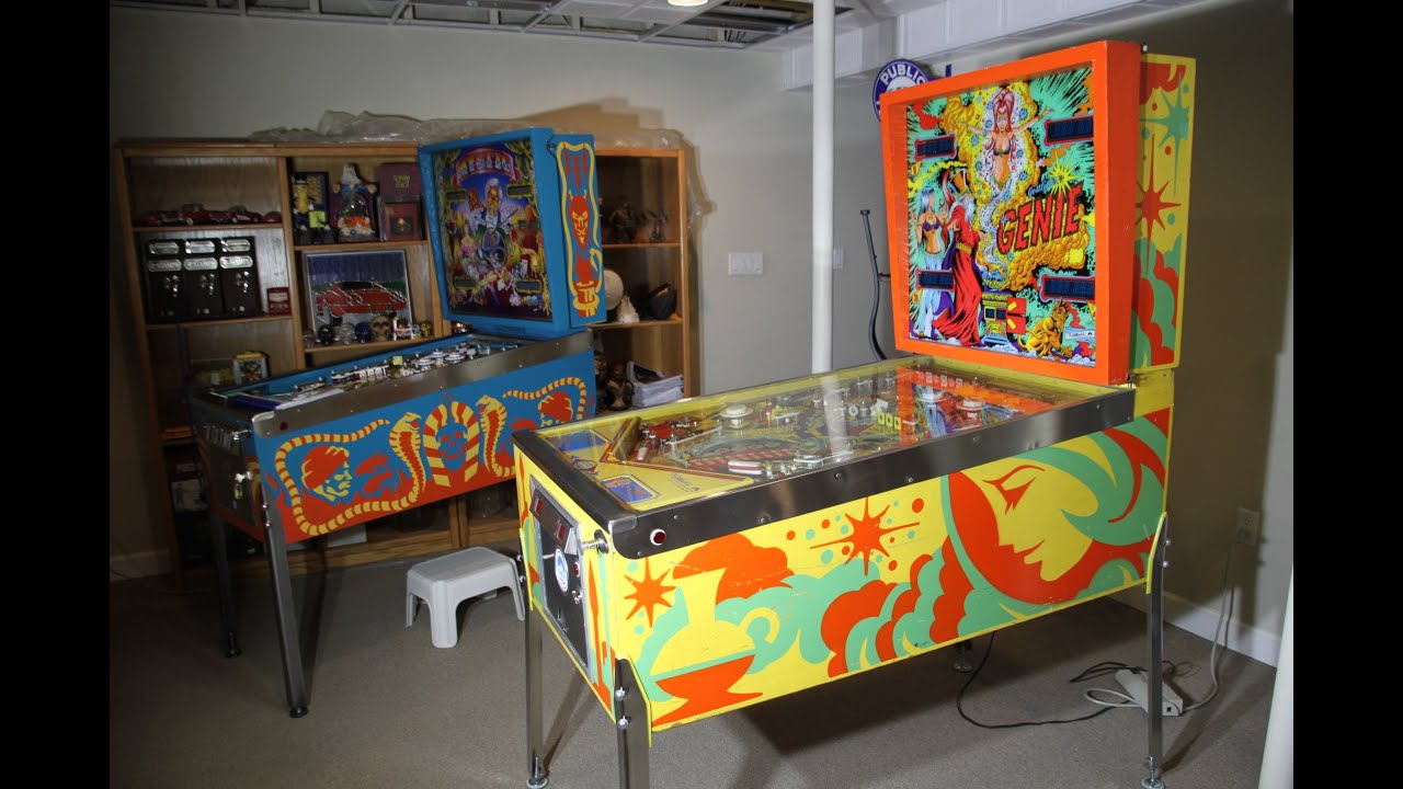 Gottlieb Genie Pinball Machine play IMG 1162