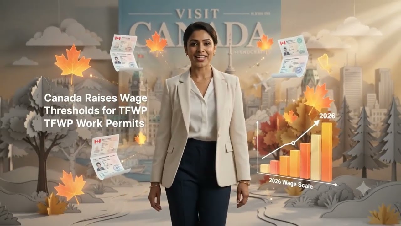 Canada Raises Wage Thresholds for TFWP Work Permits | Canada Work Visa Update 2026 🇨🇦
