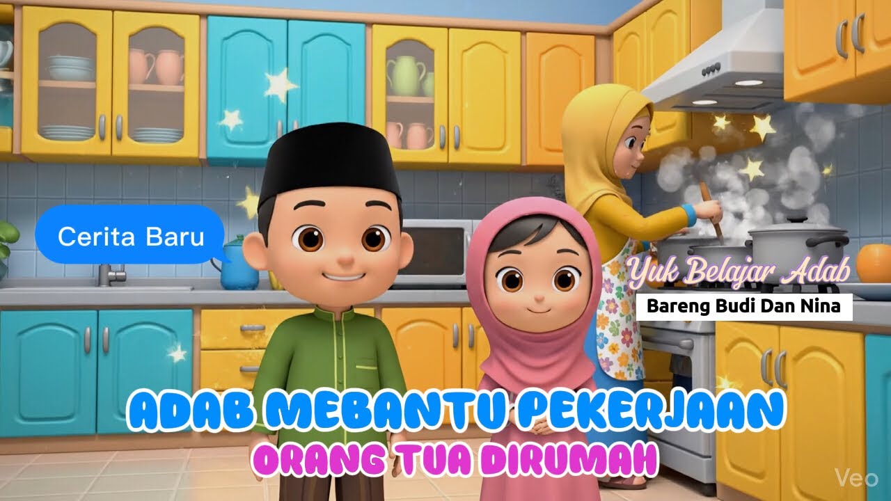Belajar Adab || Adab Membantu Pekerjaan Orangtua Dirumah