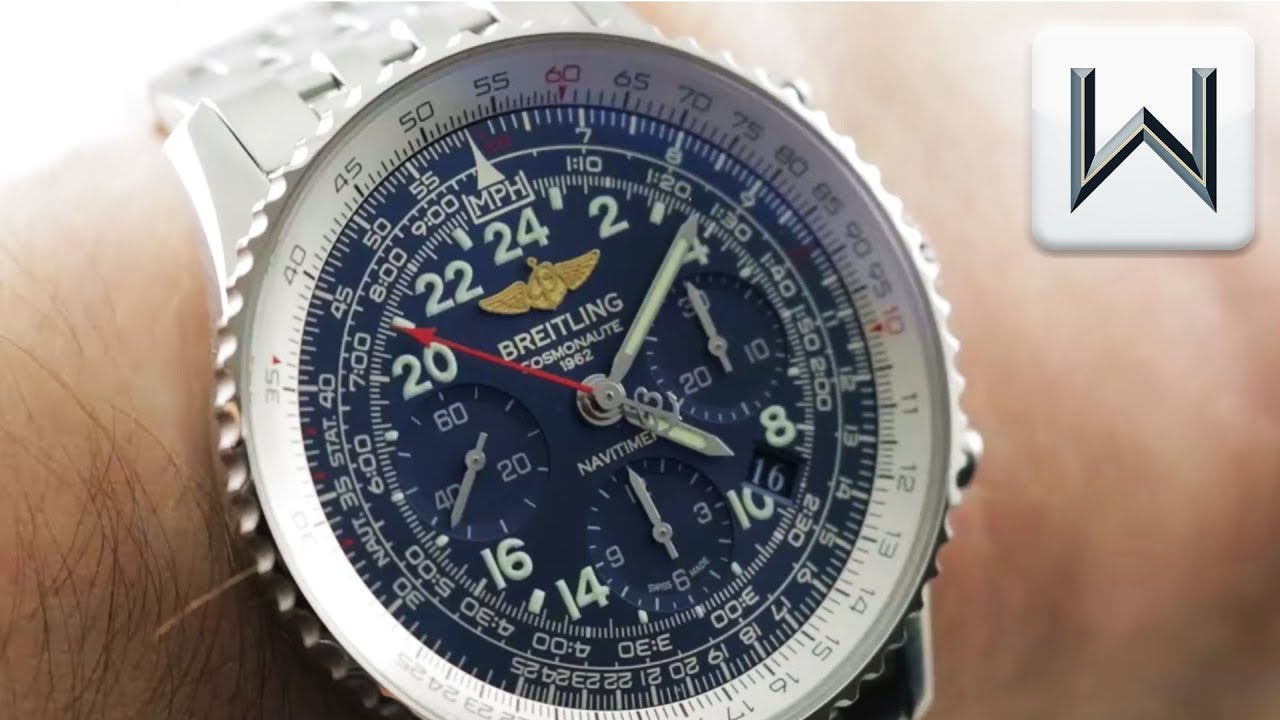 Breitling Navitimer Cosmonaute Blue Dial (AB0210B4/C917) Luxury Watch Review