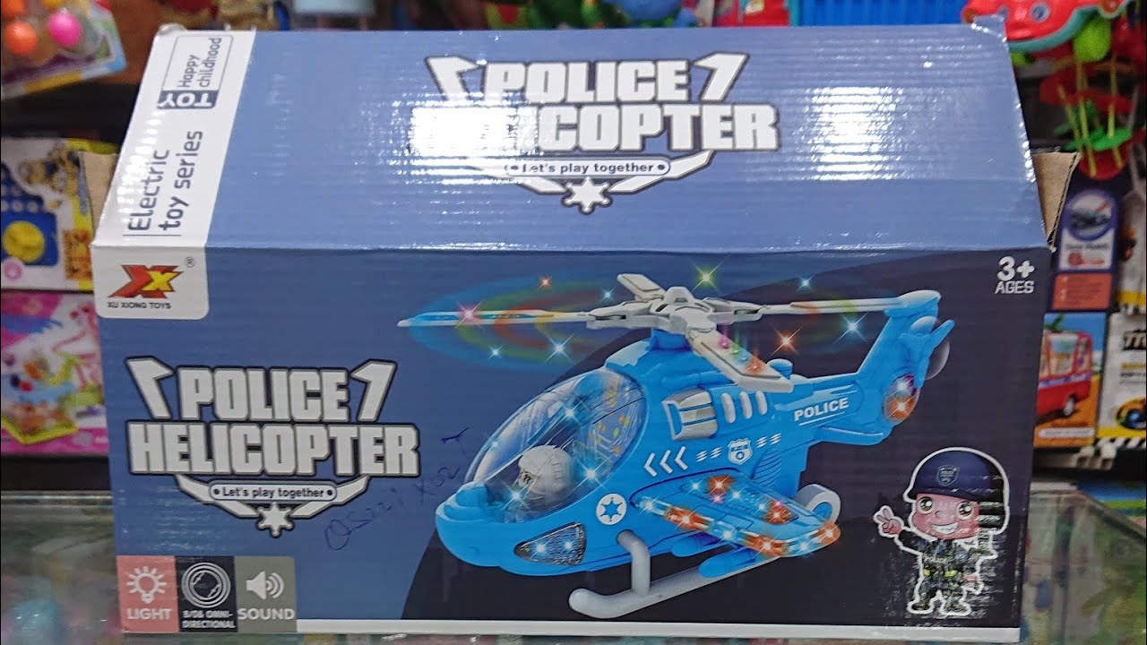 Police Helicopter Light & Sound Toy#police #helicopter #happytoyspk