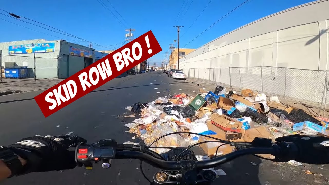 Je ride thru Skid Row avec 4,500 Homeless SDF