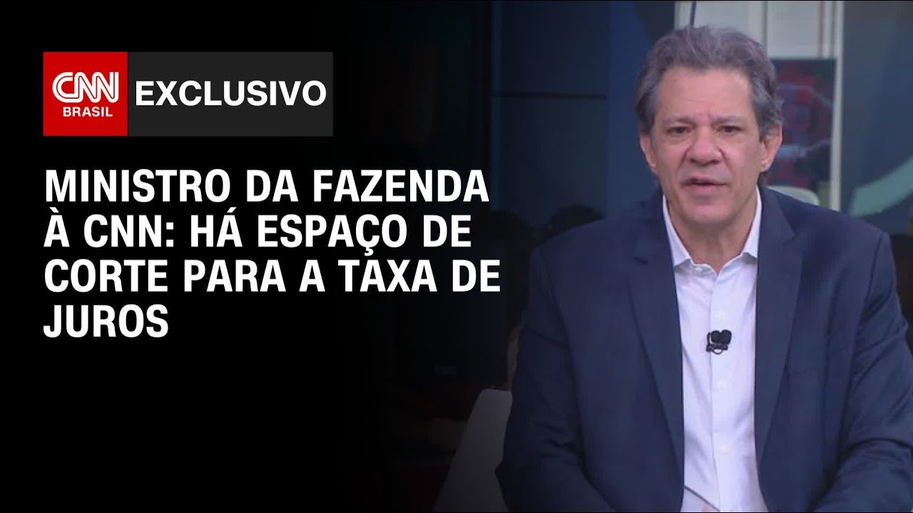 Opini&atilde;o por corte de juros &eacute; avalizada por bancos, diz Fernando Haddad &agrave; CNN | BASTIDORES CNN