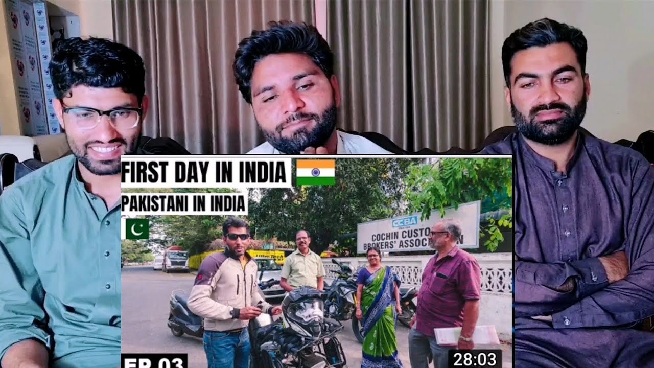 First DAY IN INDIAand Customs Clearance of my Motorcycle Pakistani on Indian Tour| PAKISTAN REACTION