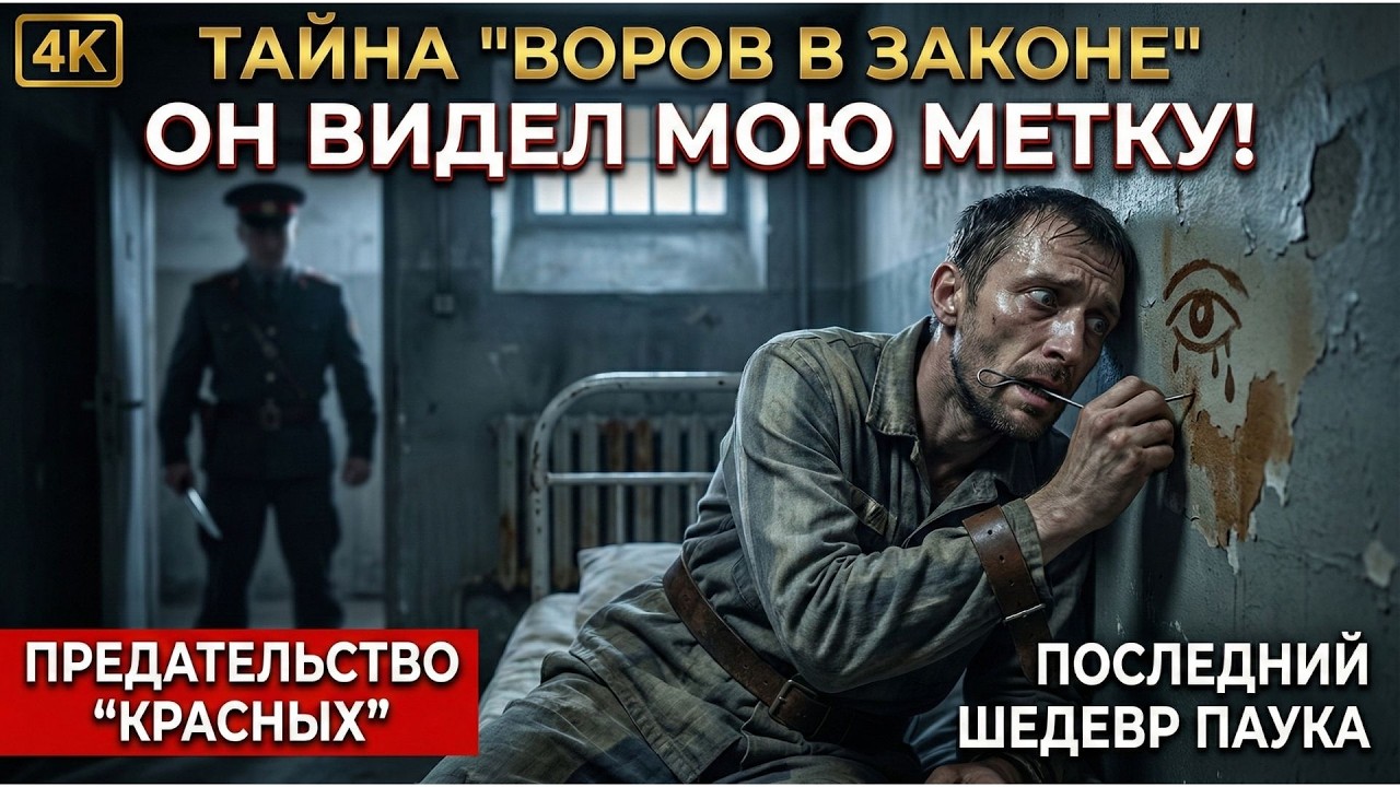 ПОСЛЕДНЯЯ МЕТКА ПАУКА: КАК ТАТУ-МАСТЕР ПЕРЕДАЛ ПОСЛАНИЕ ИЗ КАНДАЛОВ