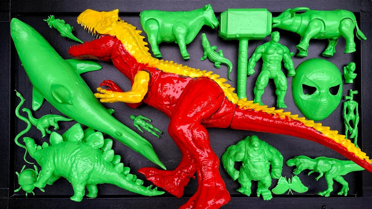 Dinosaurus Jurassic World Dominion:T-Rex/Brachiosaurus/Skibidi/Kingkong/Spiderman/Mosasaurus
