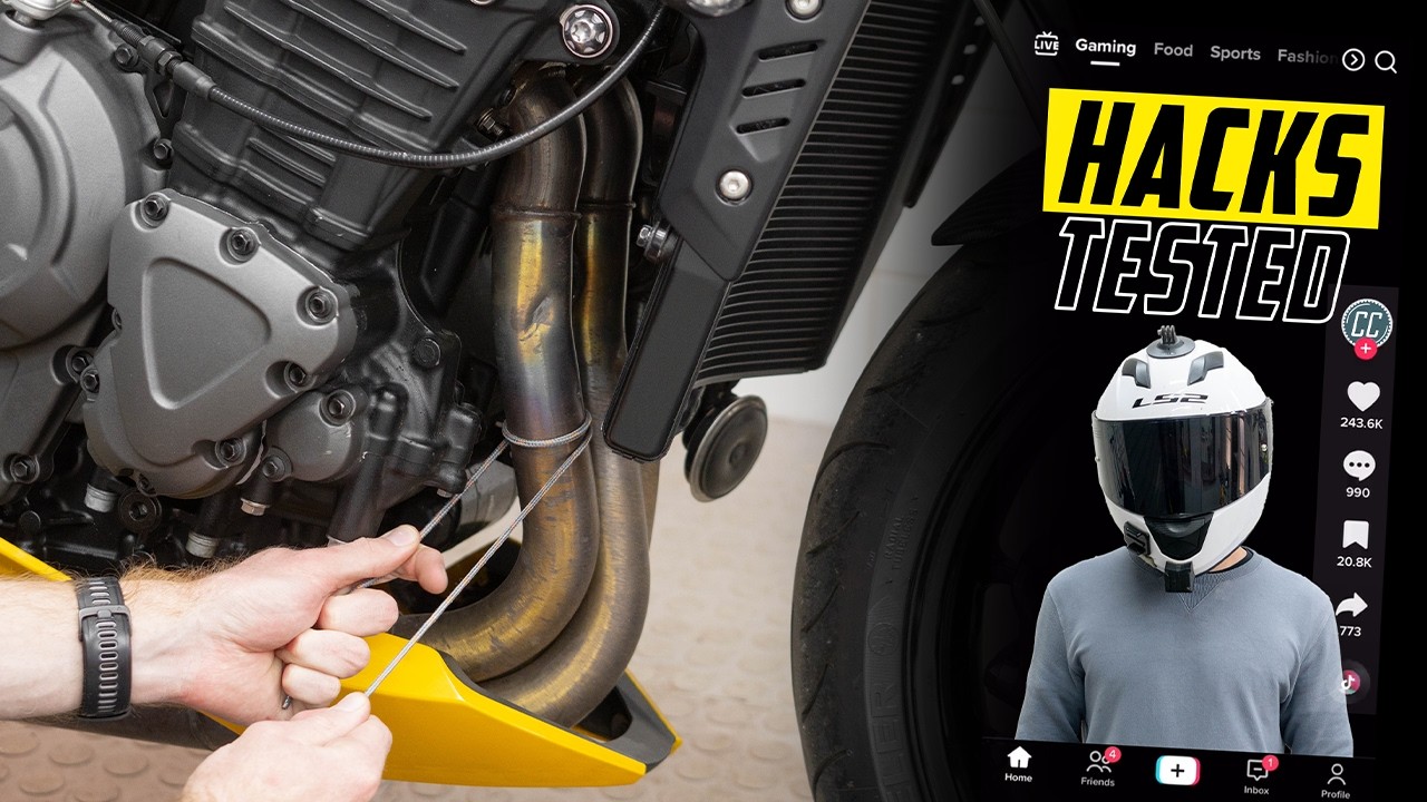 Testing Weird TikTok Motorcycle Hacks To See If They Work