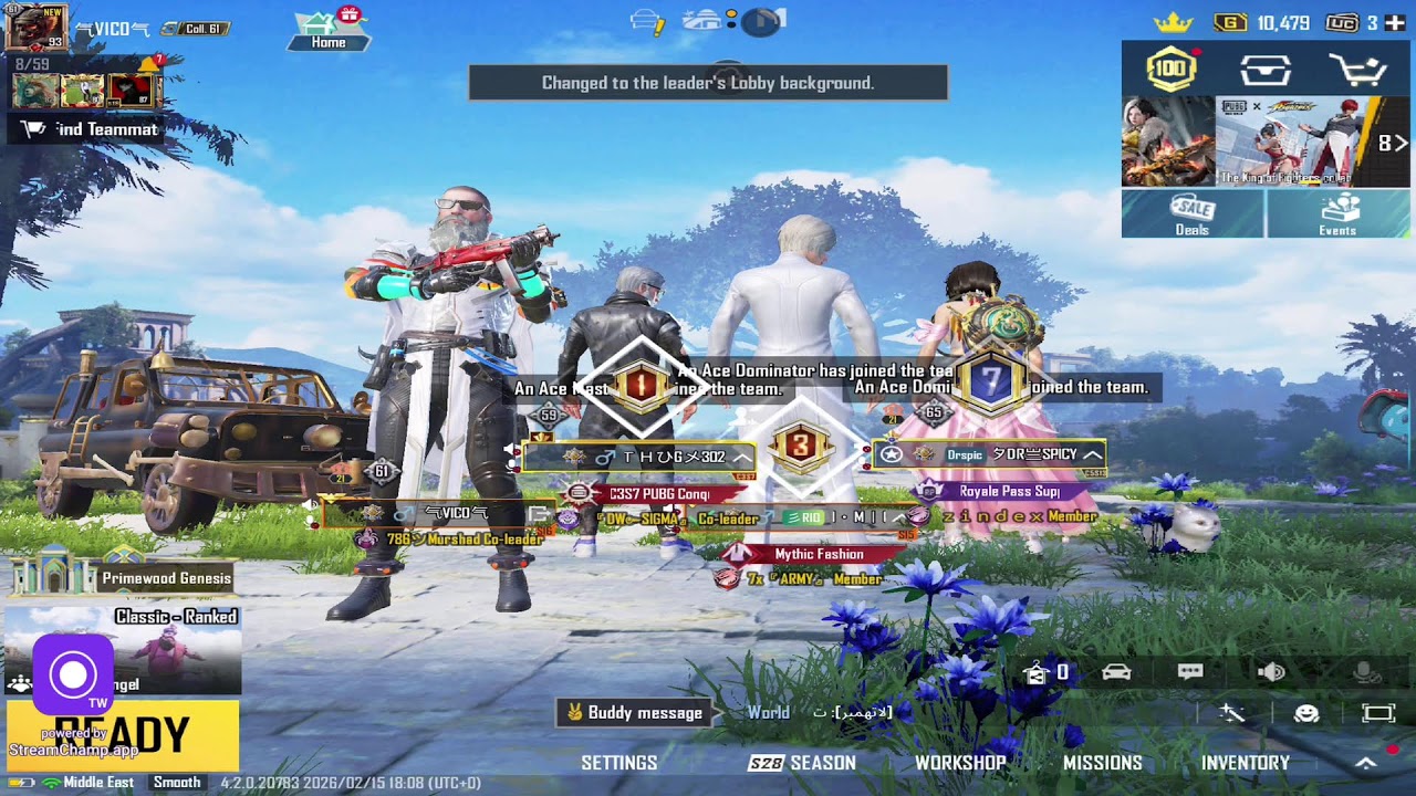 Broadcast powered by StreamChamp