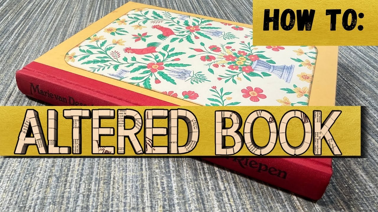 What Is an Altered Book? Watch This Before You Start One. #papercraft #junkjournal