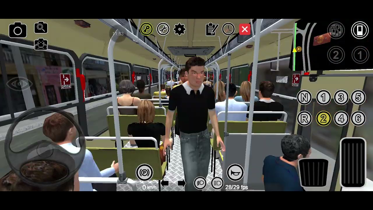 FAZENDO LINHA COM ÔNIBUS ARTICULADO 