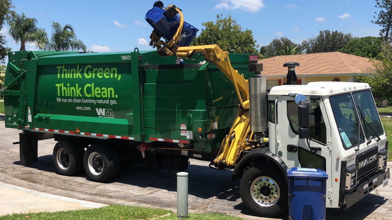 Brand New Garbage Truck: ShinyWaste Management Mack Heil Python
