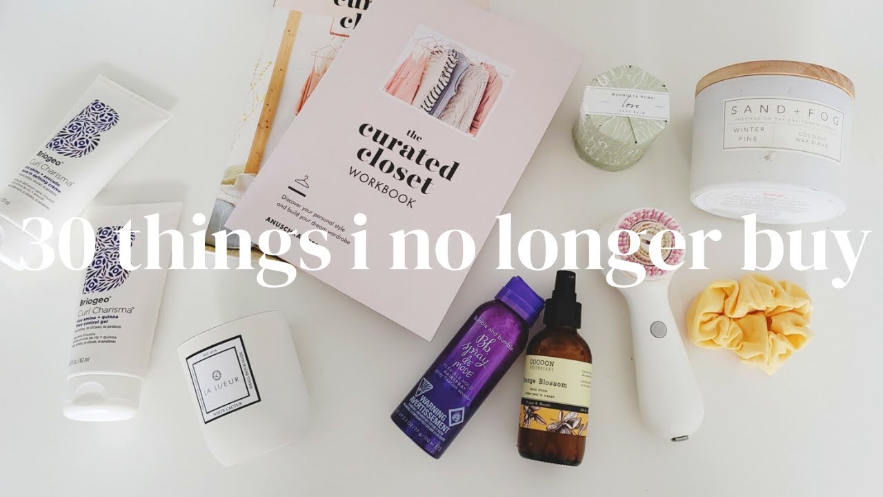 30 things i no longer buy to save money // things to stop buying in your 20s