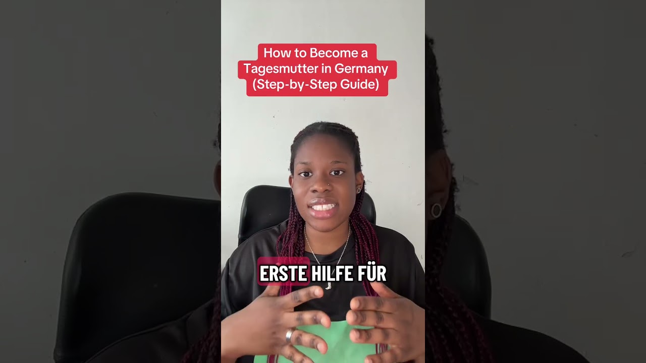 How to become a Tagesmutter (day mother)￼ in Germany