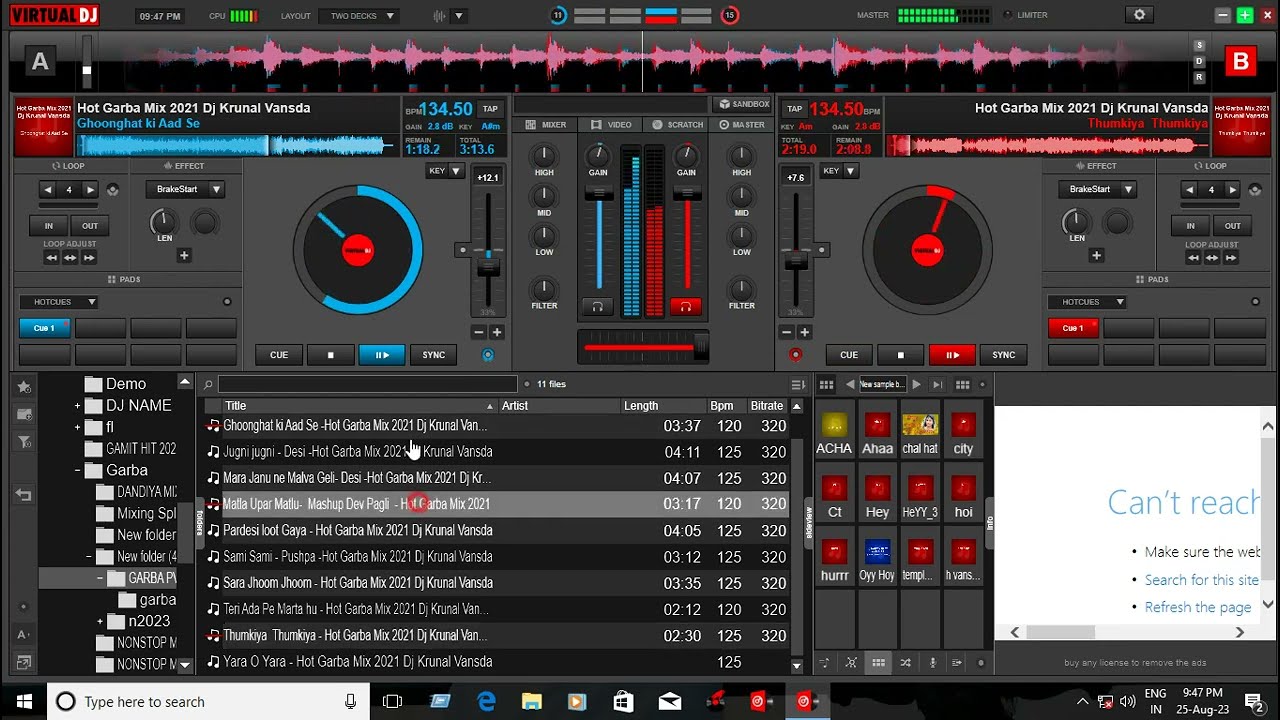 BACK TO BACK HIT GARBA PART 1_NONSTOP MIX_H DJ VANSDA