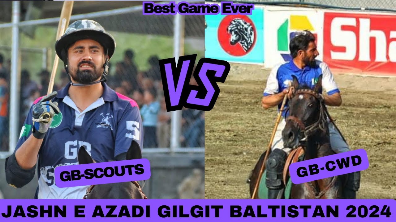GB Scouts Vs GB CWD Polo Match Jashn e Azadi Polo Tournament 2024 in Gilgit Baltistan