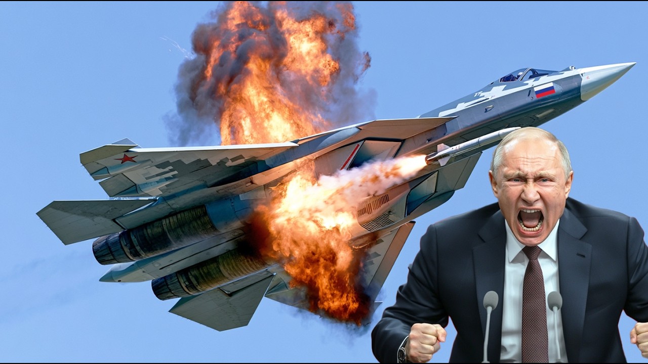 1 minute ago, a Ukrainian F-16 pilot shot down a Russian SU-57 Bomber jet over Crimea!