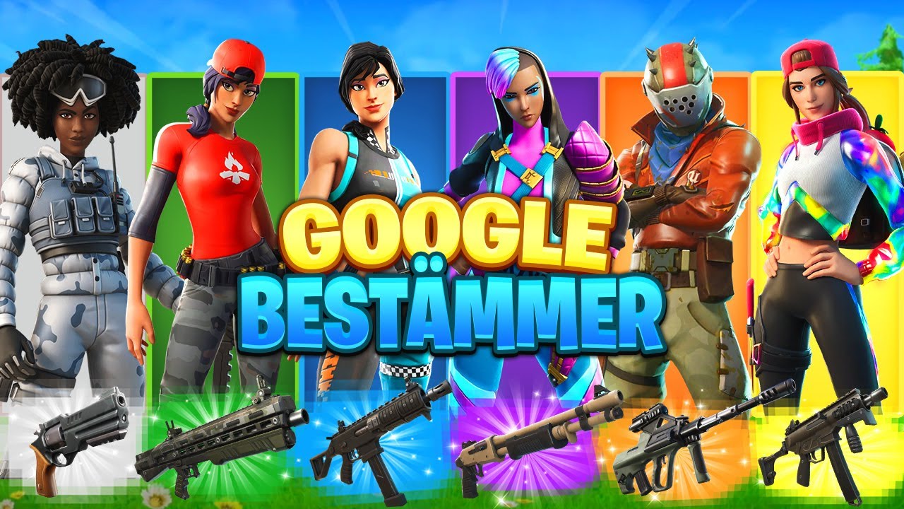 GOOGLE BESTÄMMER MINA VAPEN I FORTNITE