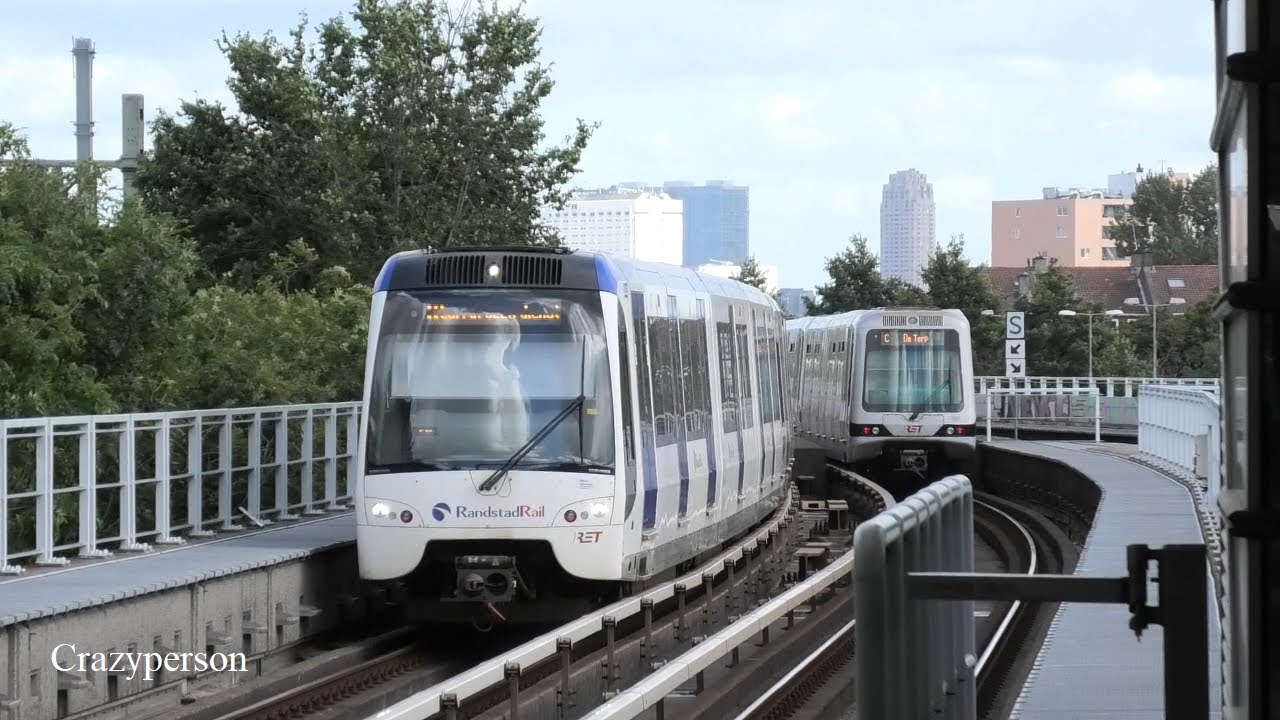 Metro Rotterdam 21 aug. 2024 Met RandstadRail op Hoekse Lijn