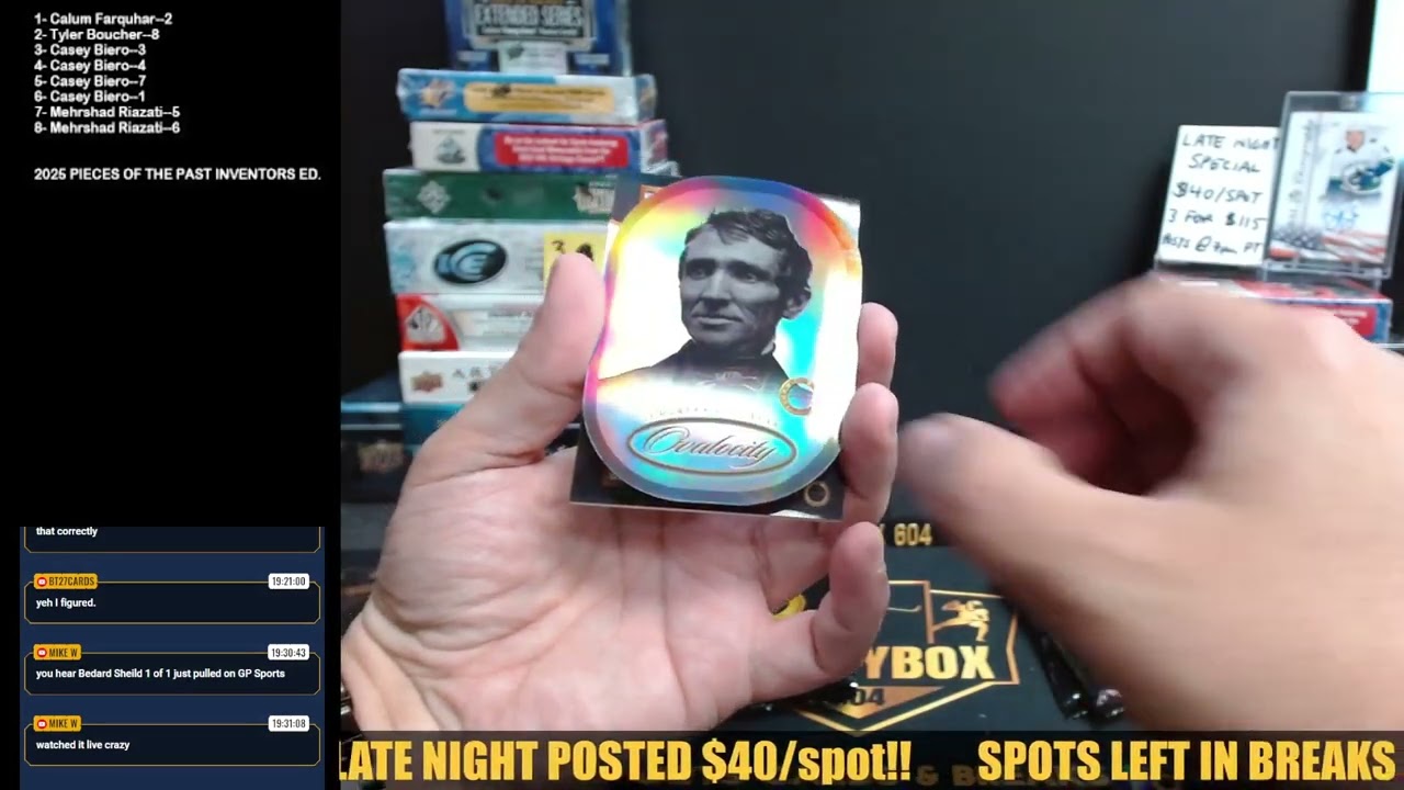 TGIF 2025 SUPER BREAK PIECES OF THE PAST INVENTORS EDITION DOUBLE BOX