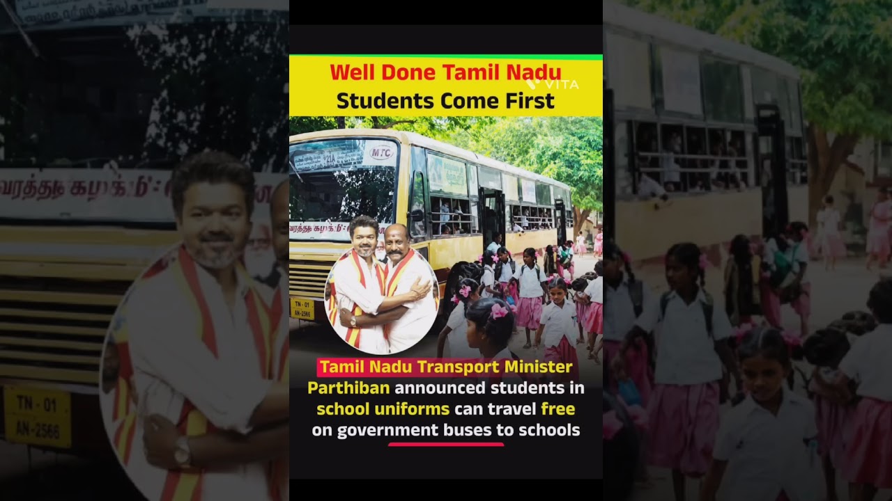Students Come First: TN Transport Minister's Major Announcement! 📢