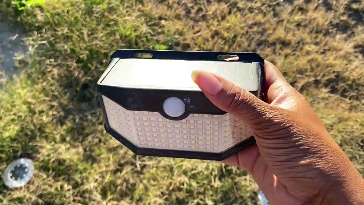 HMCITY Solar Lights Outdoor 120 LED Review, Amazing House lights with sensory mode options