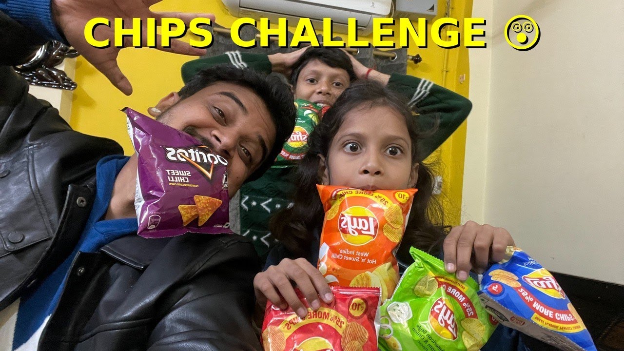 Guess The Chips Challenge with sis&bros 😮 JHUT BOLA