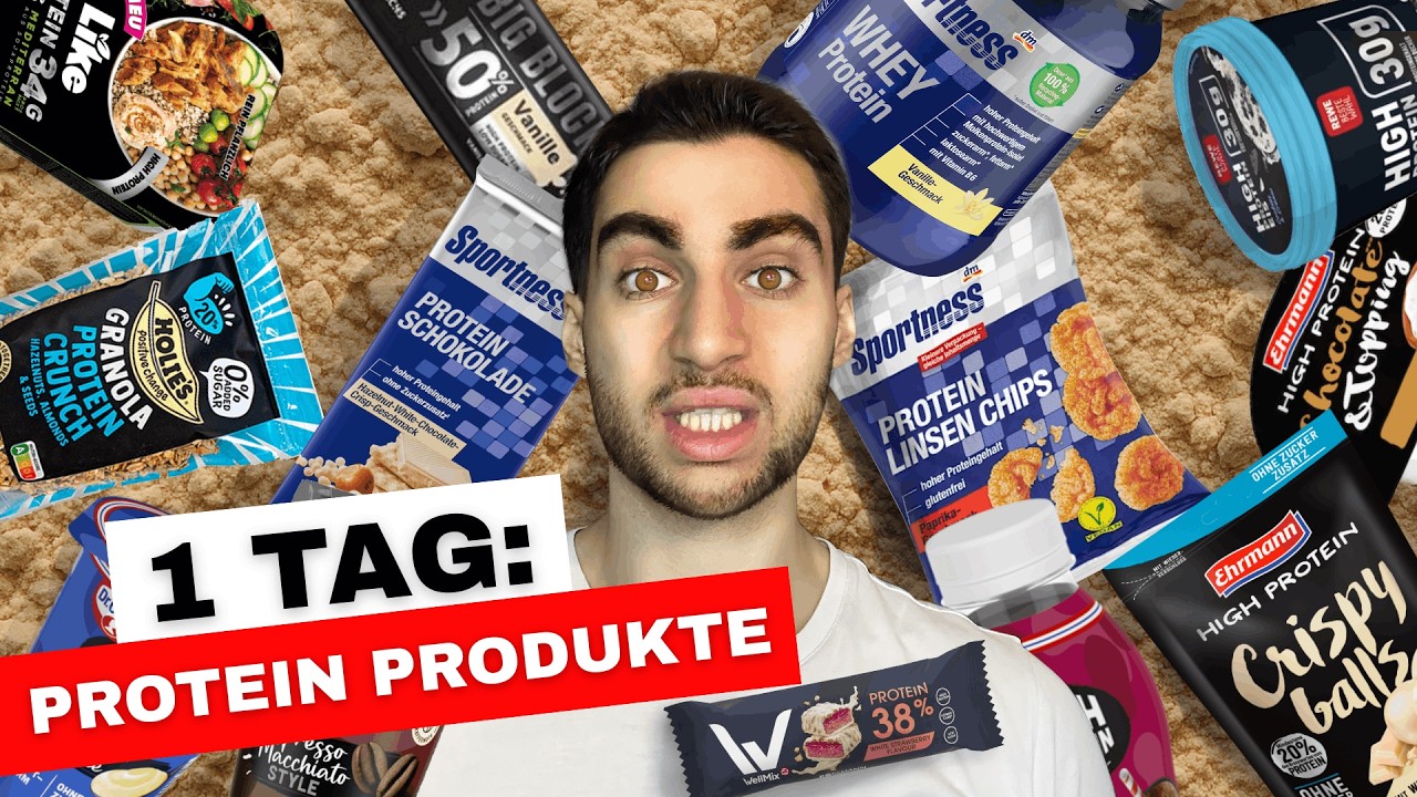Ich habe 1 Tag lang nur High Protein Produkte gegessen 